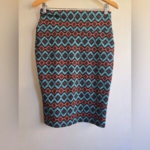 Lularoe, Cassie Skirt‎ , Geo Print, Size Small